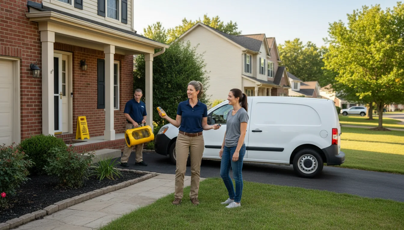 Water restoration image for Dehumidification And Cleanup Services in Mars Hill, ME